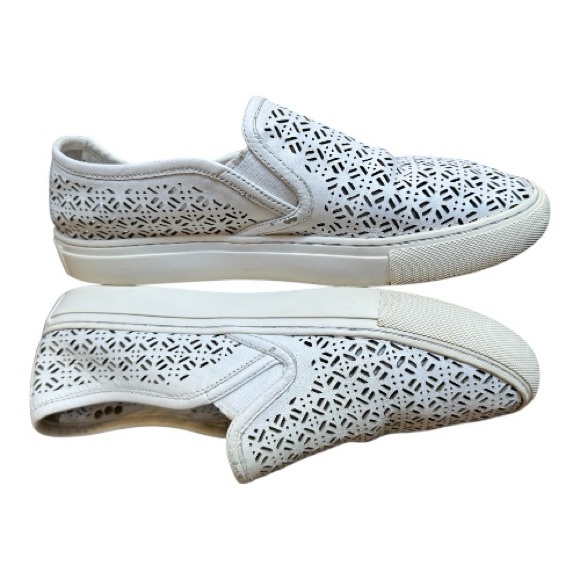 Tory Burch Lennon Perforated Slip-Ons - Picture 3 of 6